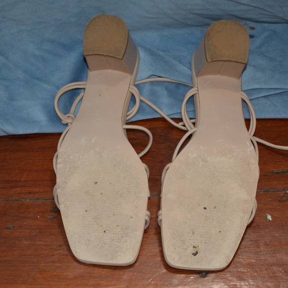 Coutgo Womens Chunky Strappy Wrap Heel - Picture 3 of 4